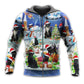 Christmas Black Cat Merry Catmas - 3D Hoodie