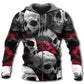 Skull Death Love Rose Art – 3D Hoodie