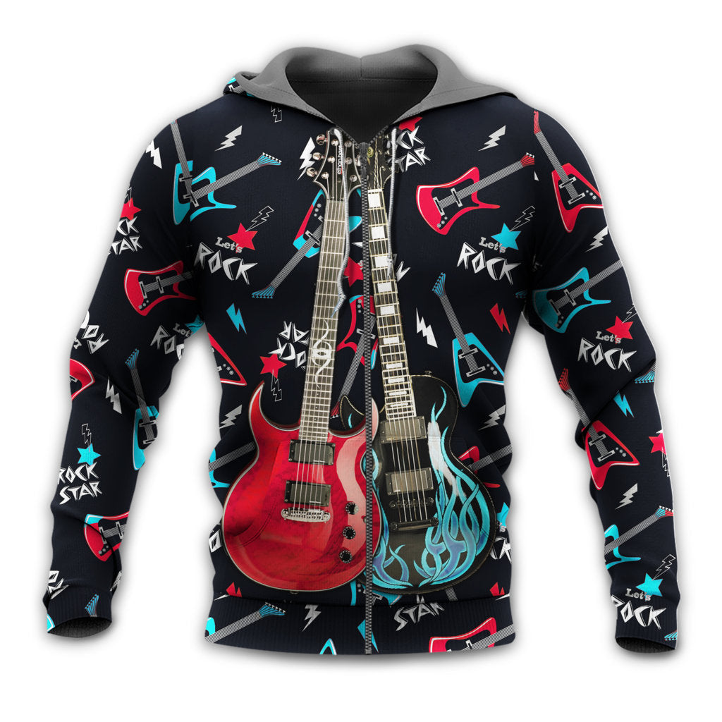 Guitar All I Need Is Music - 3D Hoodie