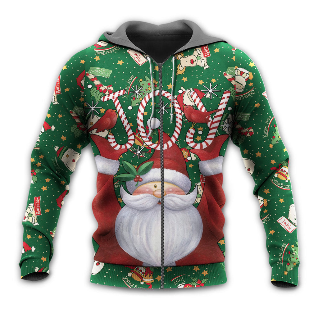 Christmas Santa Claus Lover Joy - Hoodie