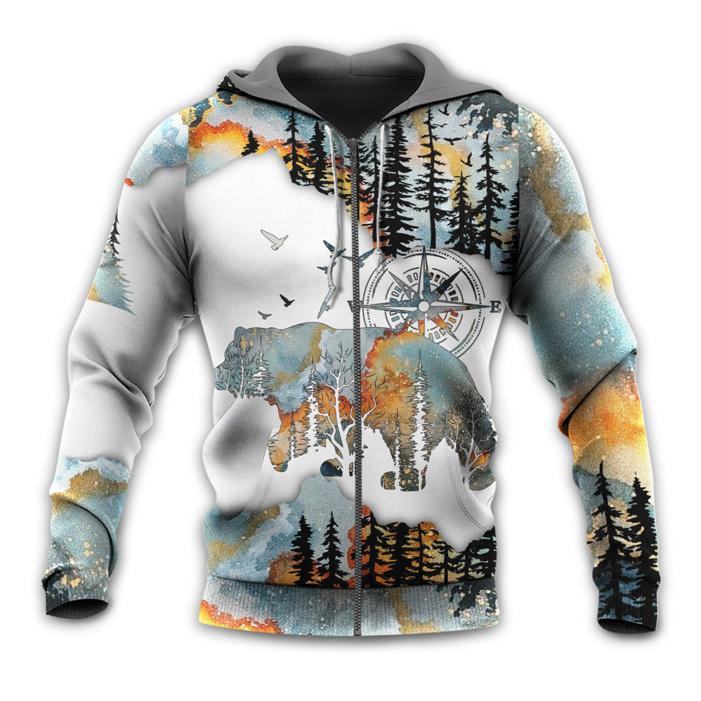 Camping Forest Escape Mind Free Style - Hoodie