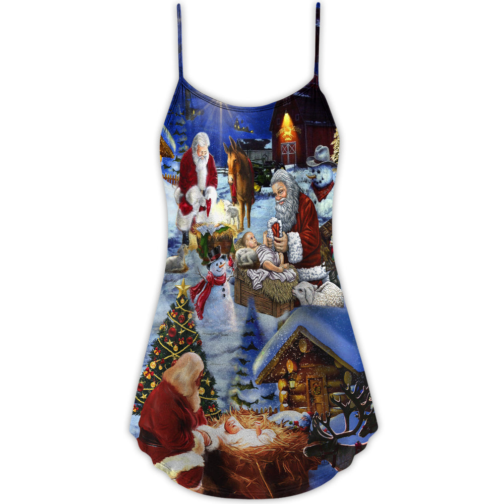 Jesus Best Gift Ever – Women's Summer Sleeveless V-Neck Camisole Dress