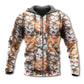 Cute Funny Cat Happy Life Art – 3D Hoodie