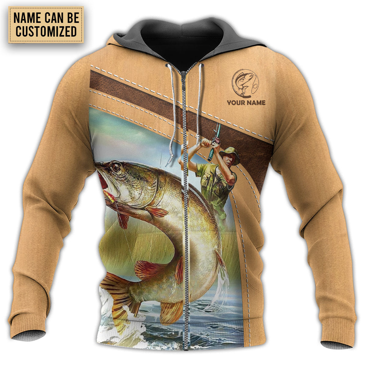 Old Fisherman Best Catch Personalized - 3D Hoodie