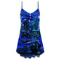 Pirate Ship Moonlight Christmas – Women's Summer Sleeveless V-Neck Camisole Dress