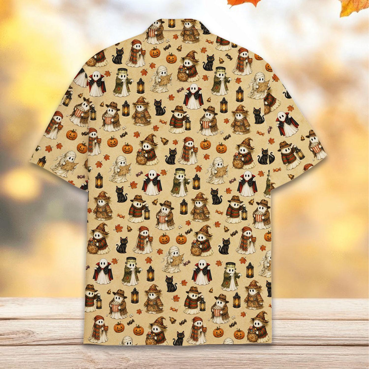 Halloween Ghost Black Cat Pumpkin Mummy – Hawaiian Shirt