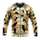 Black Cat Music Note Love Style - Hoodie