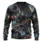 Halloween Spider Dark Fantasy Art – Sweater - Ugly Christmas Sweater