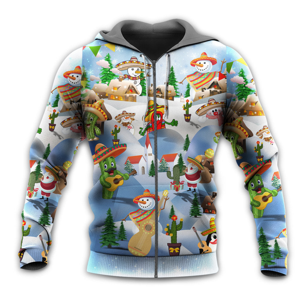 Christmas American Pride Merry Xmas - 3D Hoodie