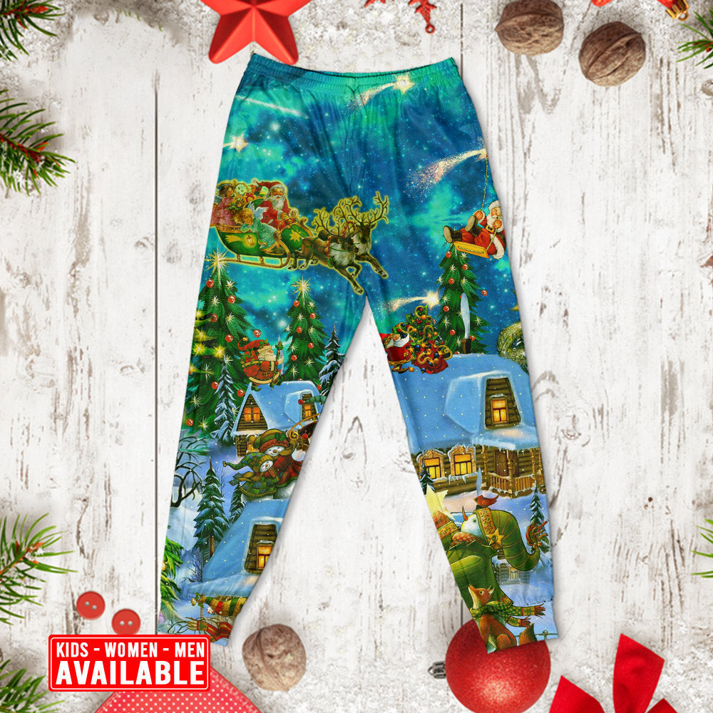 Christmas The Magical Night - Pajamas Long Sleeve - Owls Matrix LTD
