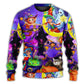 Halloween Cute Witch Ghost Magic Forest – Sweater - Ugly Christmas Sweater