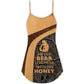 Old Bear And Honey Home – Women's Summer Sleeveless V-Neck Camisole Dress