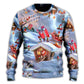 Christmas Santa And Gnome Merry Xmas – Sweater - Ugly Christmas Sweater