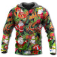 Christmas Santa Snowman Merry Xmas Everyone - Hoodie