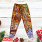 Christmas Santa And Happiness - Pajamas Long Sleeve - Owls Matrix LTD