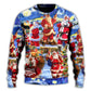 Christmas Santa Snowy Night Merry Xmas – Sweater - Ugly Christmas Sweater