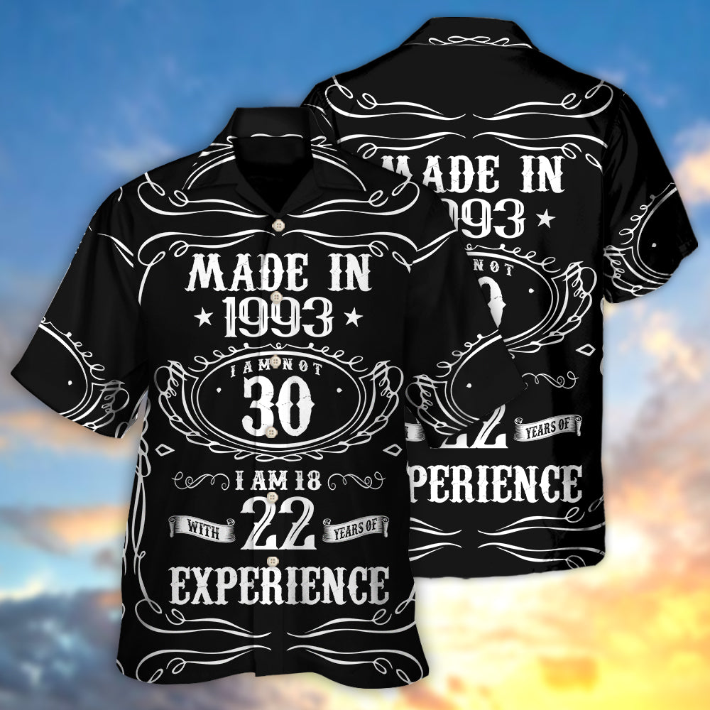 Made In 1993 Funny Birthday Quote – Hawaiian Shirt