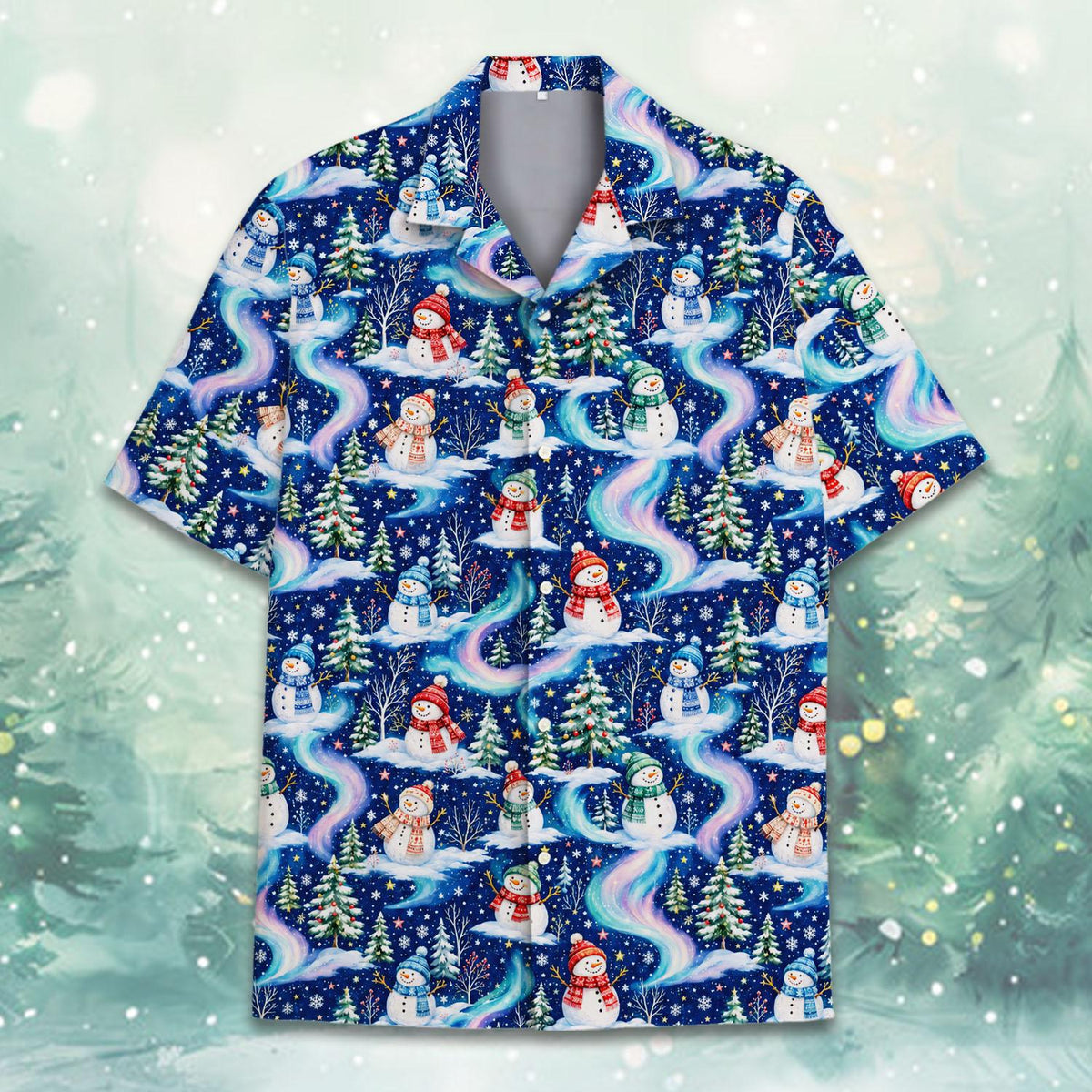 Christmas Snowman Snowflake Winter Holiday – Hawaiian Shirt