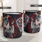 Skull Love Is Life Rose - Laundry Basket - Owls Matrix LTD