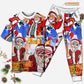 Christmas Santa Dances Like A Star - Pajamas Short Sleeve - Owls Matrix LTD