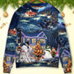 Christmas Santa Family Love Light Art – Sweater - Ugly Christmas Sweater