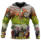 Horse Racing Dont Look Back - 3D Hoodie