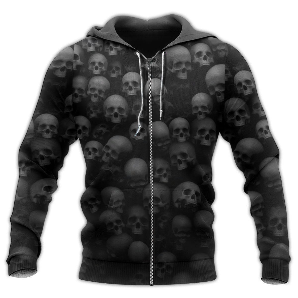 Skull Dark Quote Art - 3D Hoodie