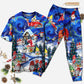 Christmas Hanging With My Gnomies - Pajamas Short Sleeve - Owls Matrix LTD