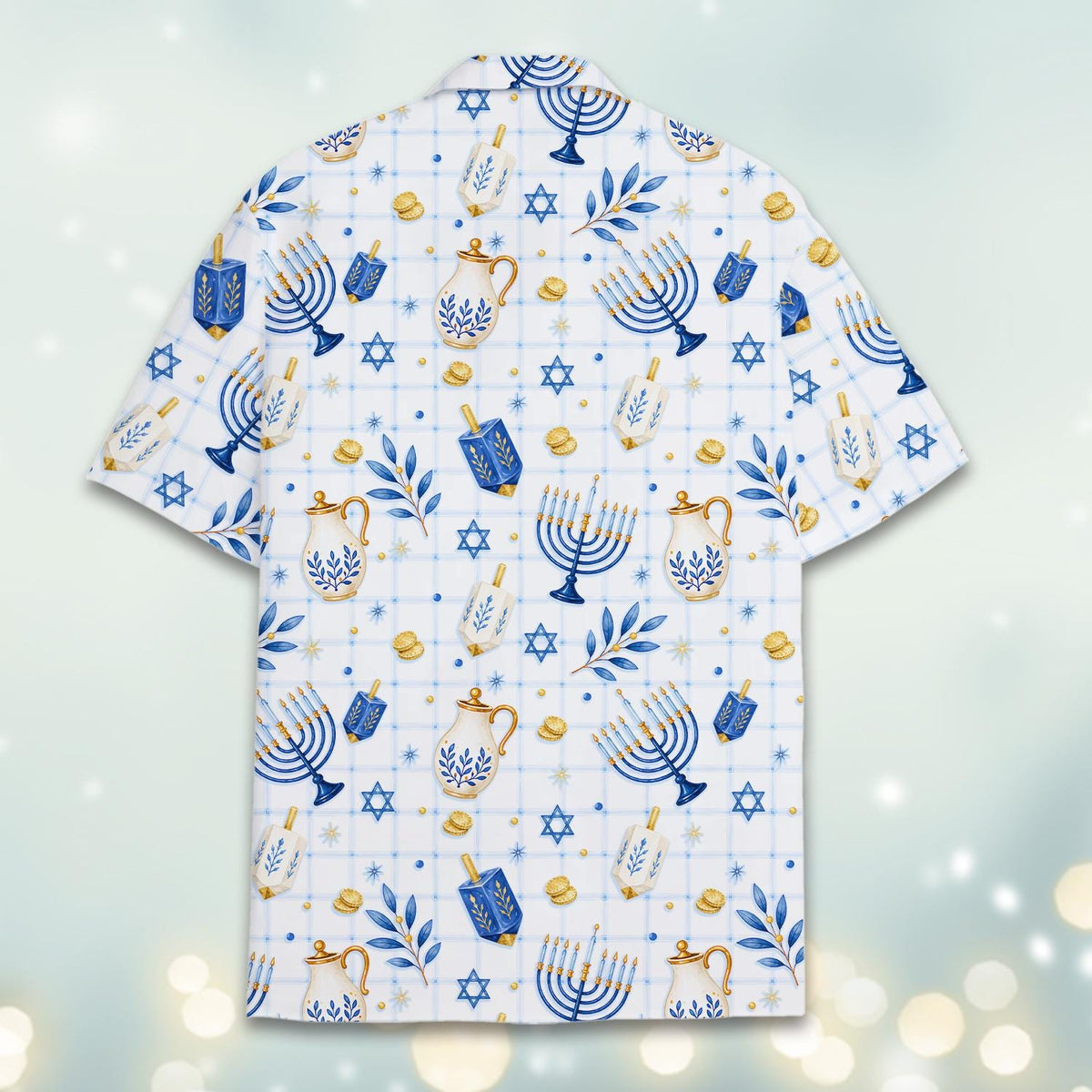 Hanukkah Menorah Dreidel Star Of David Holiday – Hawaiian Shirt