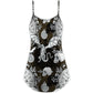 Gothic Dragon With Skull Wings – Women's Summer Sleeveless V-Neck Camisole Dress