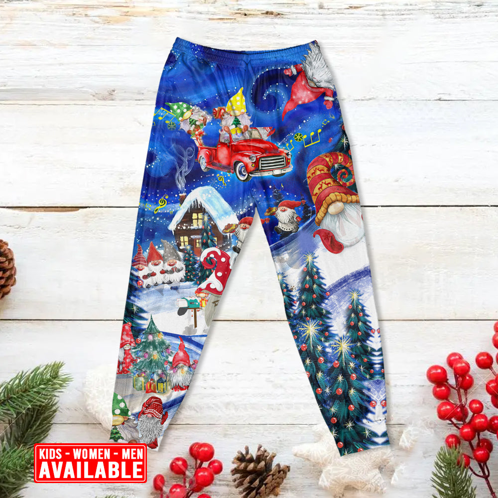 Christmas Hanging With My Gnomies - Pajamas Long Sleeve - Owls Matrix LTD