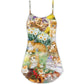Yellow Kitty Lover Art – Women's Summer Sleeveless V-Neck Camisole Dress