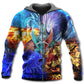 Dragon Different World Fantasy Art – 3D Hoodie