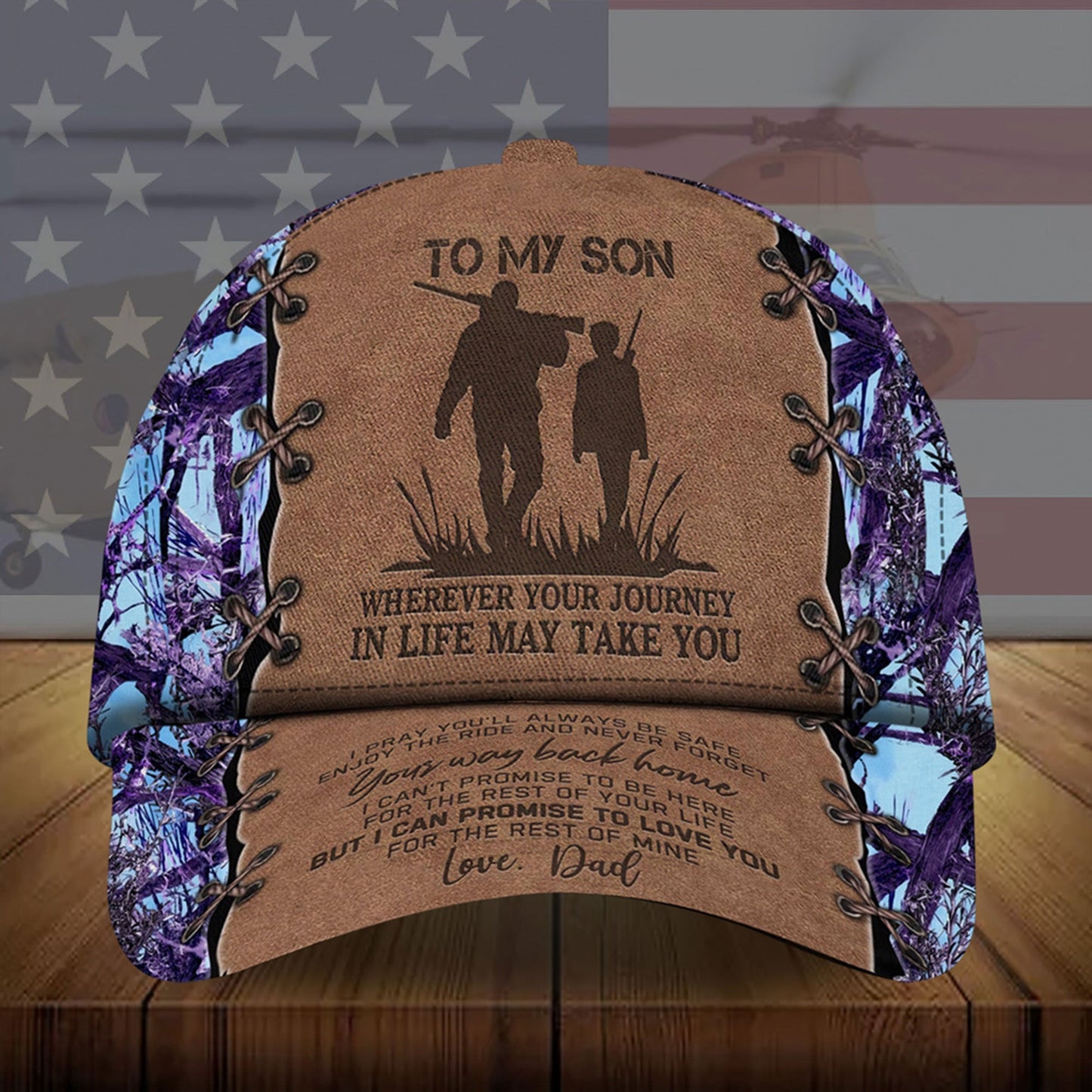 To My Son Hunting Camo 01 – Classic Cap