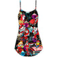 Santa Guitar Music Holiday – Women's Summer Sleeveless V-Neck Camisole Dress