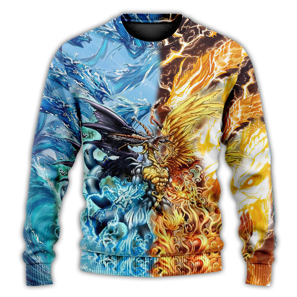 Dragon Immortal Fantasy Life Art – Sweater - Ugly Christmas Sweater