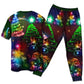 Christmas Merry Everything Happy Always - Pajamas Short Sleeve - Owls Matrix LTD