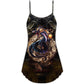Golden Dragon Royal Style – Women's Summer Sleeveless V-Neck Camisole Dress