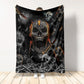 Skull Oh My Skull Flannel Blanket For Soft Bed Couch And Home Comfort
