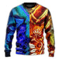 Phoenix Rebirth Fantasy Life Art – Sweater - Ugly Christmas Sweater