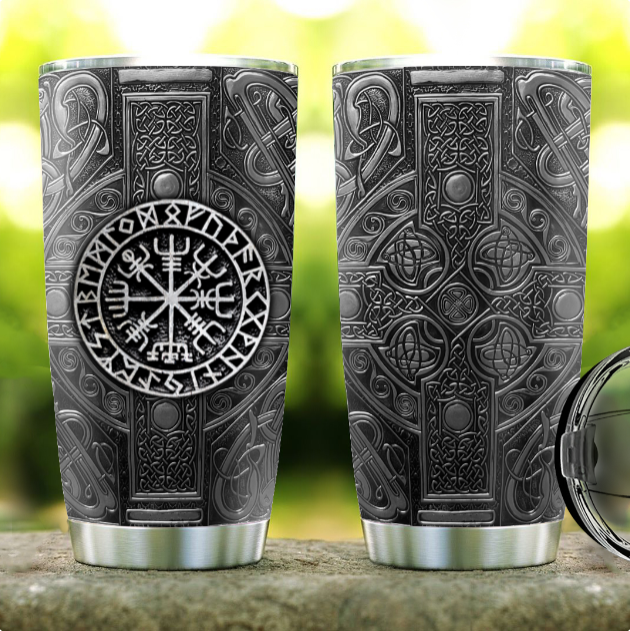 Viking Warrior Personalized 20 Oz Tumbler For Daily Coffee Tea Water Travel And Gift Ideas