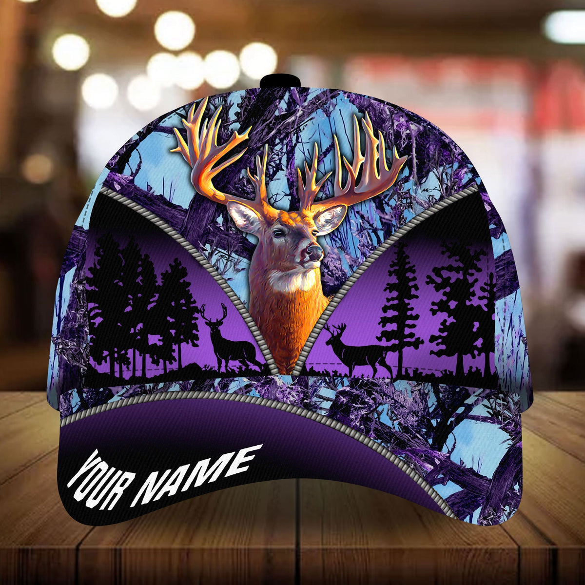 Premium Cool Deer Hunting Art V2 Personalized – Classic Cap