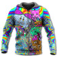 Hippie Cat Trippy Mind Art – 3D Hoodie