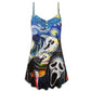 Halloween Ghost Starry Night Funny – Women's Summer Sleeveless V-Neck Camisole Dress