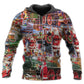 Christmas Joy Love Peace Family - 3D Hoodie