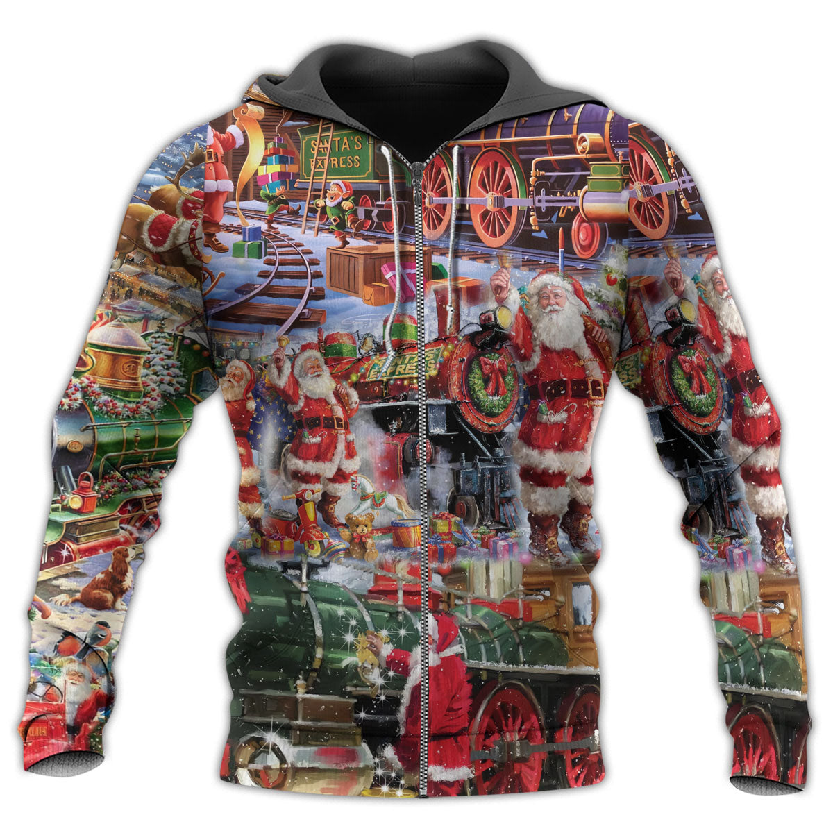 Christmas Joy Love Peace Family - 3D Hoodie