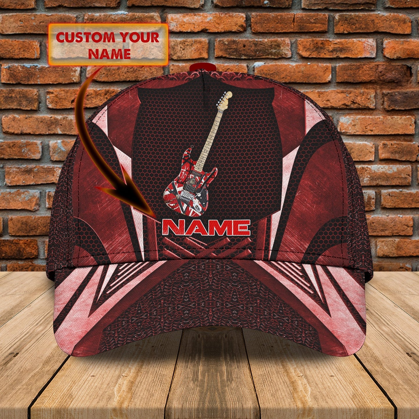 Guitar All Over Print 1 – Classic Cap