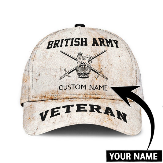 Personalized British Veteran Army – Classic Cap