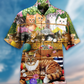 Cute Cat Love Wool Roll Vintage Style - Hawaiian Shirt
