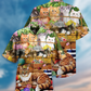 Cute Cat Love Wool Roll Vintage Style - Hawaiian Shirt
